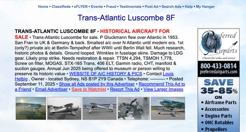 Continental 90 Engine, starboard