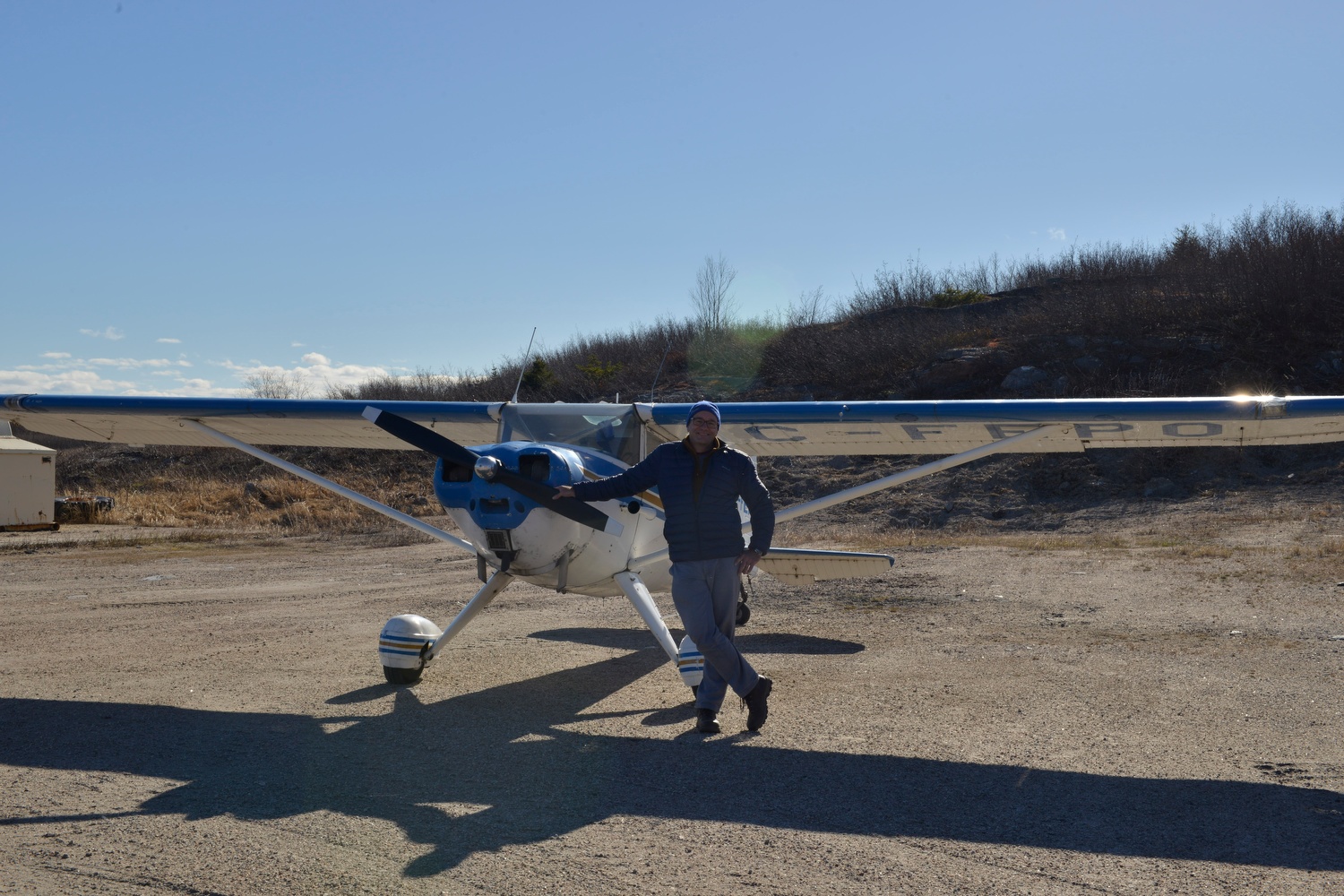 Luscombe 8F C-FEPO (formerly N1838B) Mary’s Harbour, Newfoundland and Labrador. 2017. 