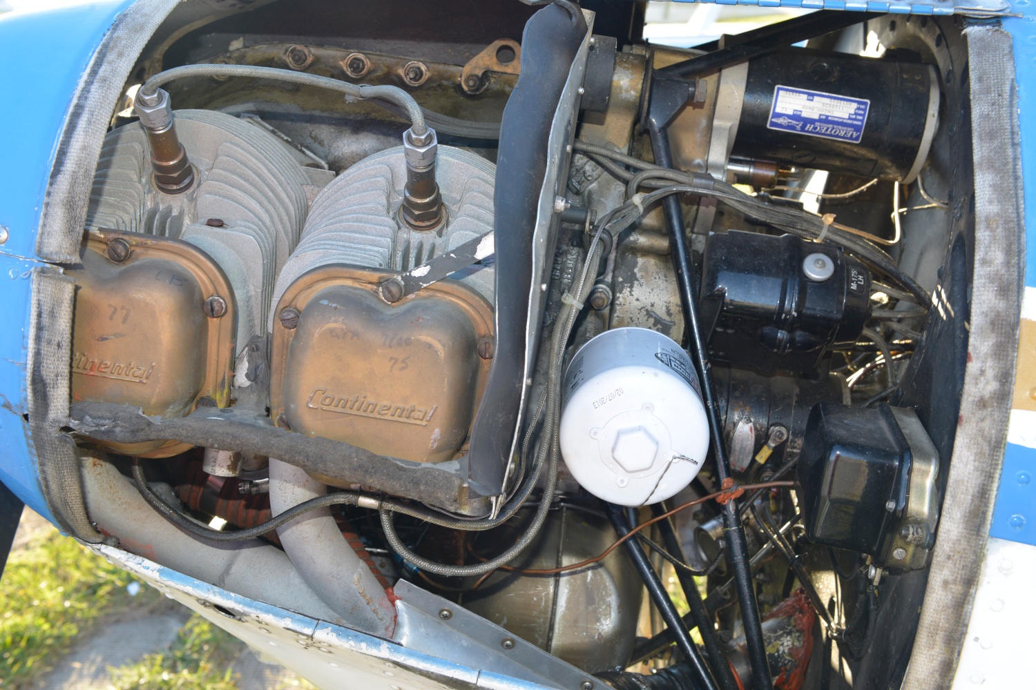 Continental 90 Engine, port side