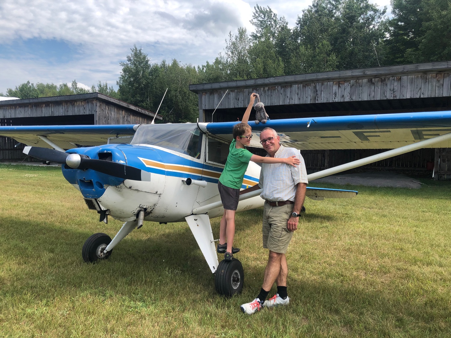 Luscombe 8F C-FEPO (formerly N1838B) Hawkesbury East, Ontario 2022 