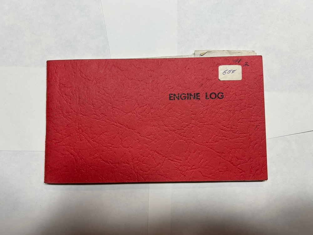Luscombe 8F N1838B serial 6265 Engine Serial 43775-3-12 Log Book Two 