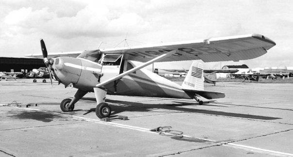 Luscombe 8F N1838B in Concord, California. Note the aerial wires/antennas can clearly be seen here. Photographer might be William Larkins. I found this image on Facebook in 2020 and can’t locate it in 2025. Copied image has this code: 10399855_1209856843240_6094255